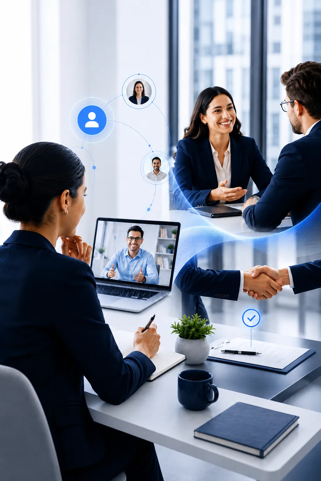 Networking, interviews, and offer transition